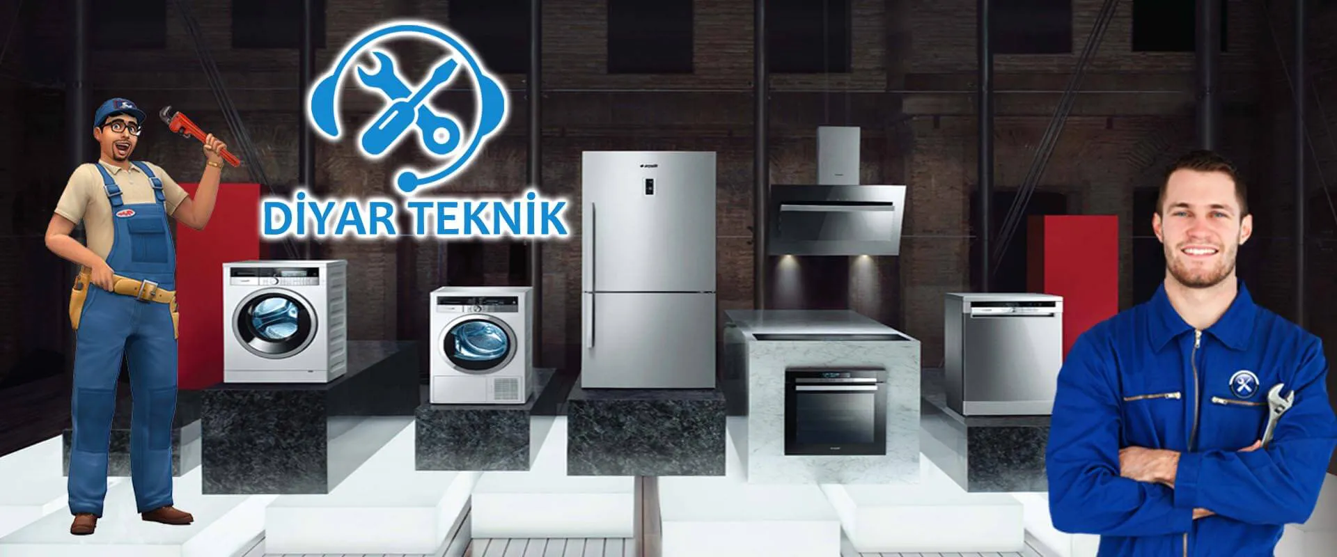 Bulaşık Makinesi, Çamaşır Makinesi, Buzdolabı Tamir Servisi